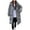 Gray, variant on jtjvou Women's Faux Fur Hood Long Puffer Winter Coat Trendy 2023 Padded Down Jackets Full Zip Up Parka Coats for Women Gray,L