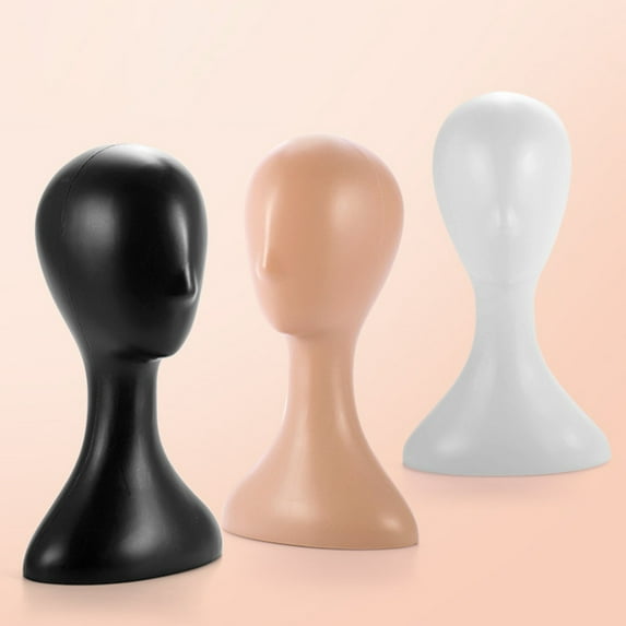Travelwant Wig Head ,Pro Female Plastic Abstract Mannequin Manikin Head Model Wig Hair Display Stand
