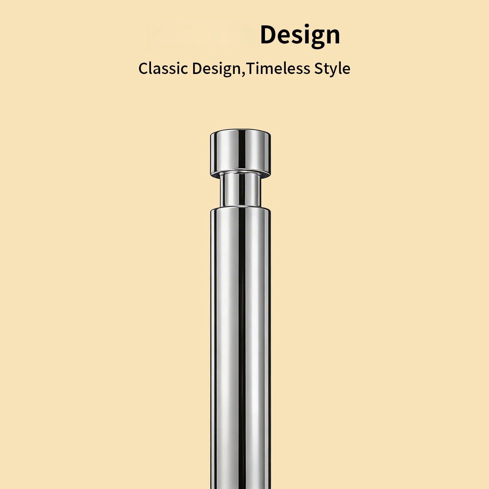 Paper Towel Holder Countertop  With Weighted Base Non Slip Standing Roll For Kitchen Bathroom Stainles Steel (chrome)