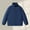 Blue, variant on Zunfeo Mens's Fleece Jacket High Neck Warm Plush Winter Jacket Zipper Soft Outerwear Coat with Pockets Green L