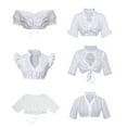 thumbnail image 2 of Ladies Traditional Dirndl Blouse Women's Bavarian Oktoberfest Costume Crop Top, 2 of 13