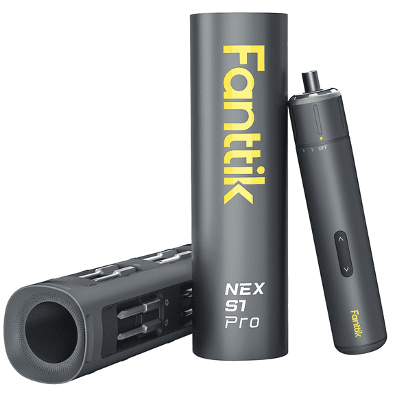 Fanttik NEX S1 Pro Cordless Electric Screwdriver with Rechargeable Battery and Magnetic Case