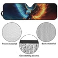 thumbnail image 6 of Yuyamidu Fire Eagle Windshield Sunshade Heat Shield Car Sun Visor for Jeep Wrangler Rubicon Sahara TJ JK JKU 2/4 Doors, 6 of 7