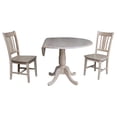 thumbnail image 4 of 42" Round Top Pedestal Table with 2 Chairs, 4 of 7