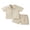 #G, variant on Hotiary 1-5T Toddler Baby Boys 2 Pieces Cotton Linen Set Short Sleeve Button Down Shirt and Shorts Set Summer Outfits