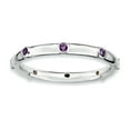 thumbnail image 1 of Bague en Argent Sterling Stackable Expressions Améthyste Taille 8, 1 of 3