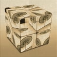 thumbnail image 1 of Ahgly Company Machine Washable Indoor Square Transitional Light Brown Area Rugs, 4' Square, 1 of 7