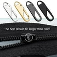 thumbnail image 3 of Universal Zipper Pull Tab Replacement Metal Handle Zipper Extender Handle Fixer Zipper Sliders For Backpack Jacket Handbag Y8L7, 3 of 8