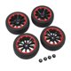 thumbnail image 5 of Ruedas Y Neumáticos ANGGREK 12 mm Neumáticos Todoterreno A Escala 1/10 10 orificios 4 Piezas para coche RC 1/10, 5 of 7