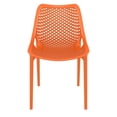 thumbnail image 3 of Luxury Commercial Living 32.25" Orange Stackable Outdoor Patio Dining Chair, 3 of 7