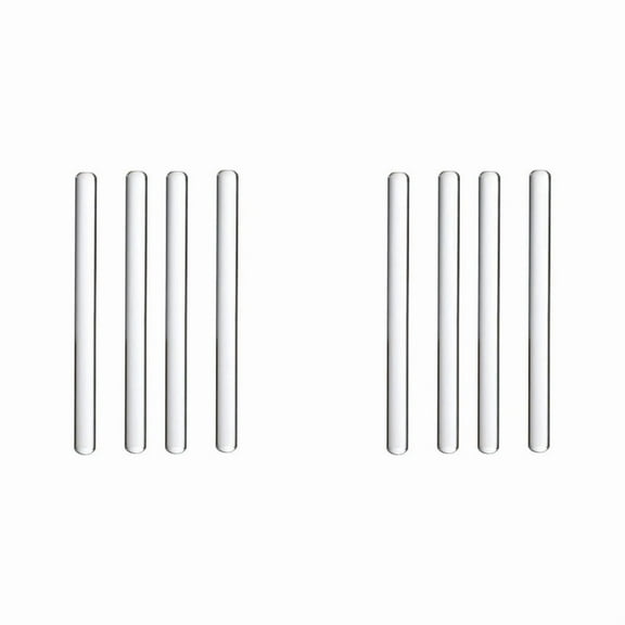 8Pcs 6.5Inch Acrylic Rolling Pin Clear Clay Rolling Pins Fondant Rolling Pole Cake Noodle Baking Decorating Tools