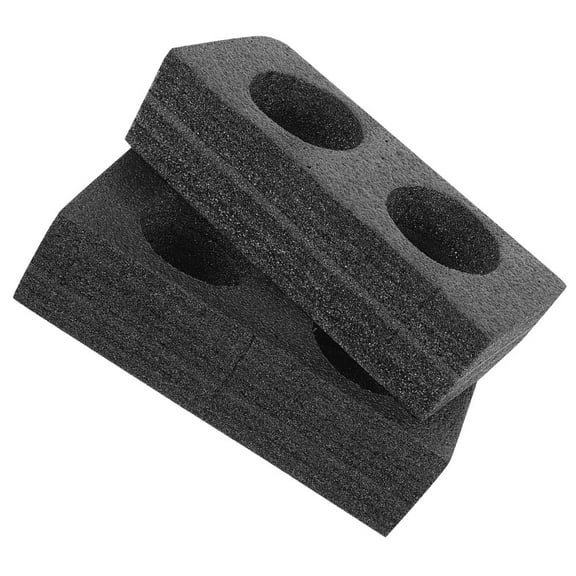 LOLIPPYY 2-Pack Foam Coffee Cup Carrier Trays for Takeout Packaging, Ideal for School and Event Use