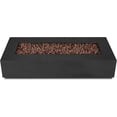 thumbnail image 6 of Real Flame Aegean 70" Rectangle Steel Propane or Natural Gas Fire Pit Table in Black, 6 of 9