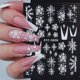 thumbnail image 1 of 5d en relieve Navidad copo de nieve serie pegatinas de u?as deslizadores de agua Nails Art Diy, 1 of 2