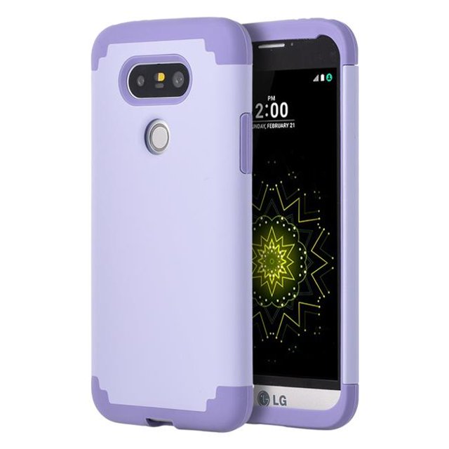 Dream Wireless SCRLGG5-LVLV LG G5 Hybrid Case Lavender Skin & Lavender PC