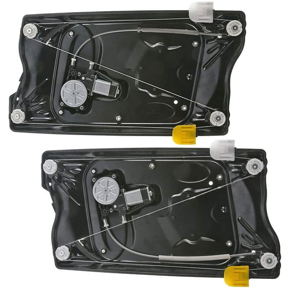 A-Premium Power Window Regulator with Motor Compatible with Land Rover LR2 2008-2015 Front Side 2-PC Set
