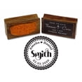 thumbnail image 1 of Printtoo Personalized Wedding Favor Round Wood Mounted Stamp Save The Date Rubber Custom Stamper-1.77 Inches Diamater, 1 of 4