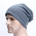 thumbnail image 4 of Confinement Hat -match Hedging Cap Plus Velvet Warm Cold Hat Knitted Pile Hat, 4 of 4
