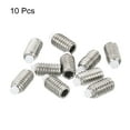 thumbnail image 3 of Uxcell M3x5mm 304 Stainless Steel Grub Screw Metric Hex Socket Head Nylon Cup Point Screws 10 Pack, 3 of 6