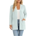 thumbnail image 2 of BUIGTTKLOP Women's Lightweight Open Front Cardigan Casual Long Sleeve Loose Cardigans with Pockets, 2 of 8