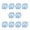40mm blue, variant on 10Pcs Fishing Float Clear Round Balls Hollow Bubble Surfaces Floats Water Bubble Floats Tackle Easy to Use