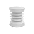 thumbnail image 1 of Monarch Specialties - Table D'Appoint, 25"H, Intérieur Ou Extérieur, Table D'Appoint, Bout, Chambre À Coucher, Salon, Table De Nuit, Rond, Blanc, Contemporain, Moderne, 1 of 4