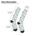 thumbnail image 2 of Pofeuu Rose Flowers Print Stockings, Adult Running Hiking Socks for Youth and Adult, 2 of 6