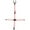 red, variant on AME Recurve Bow Stand,Fiber Glass Lightweight Bow Holder Rack for Longbow Takedown Bow（silver）