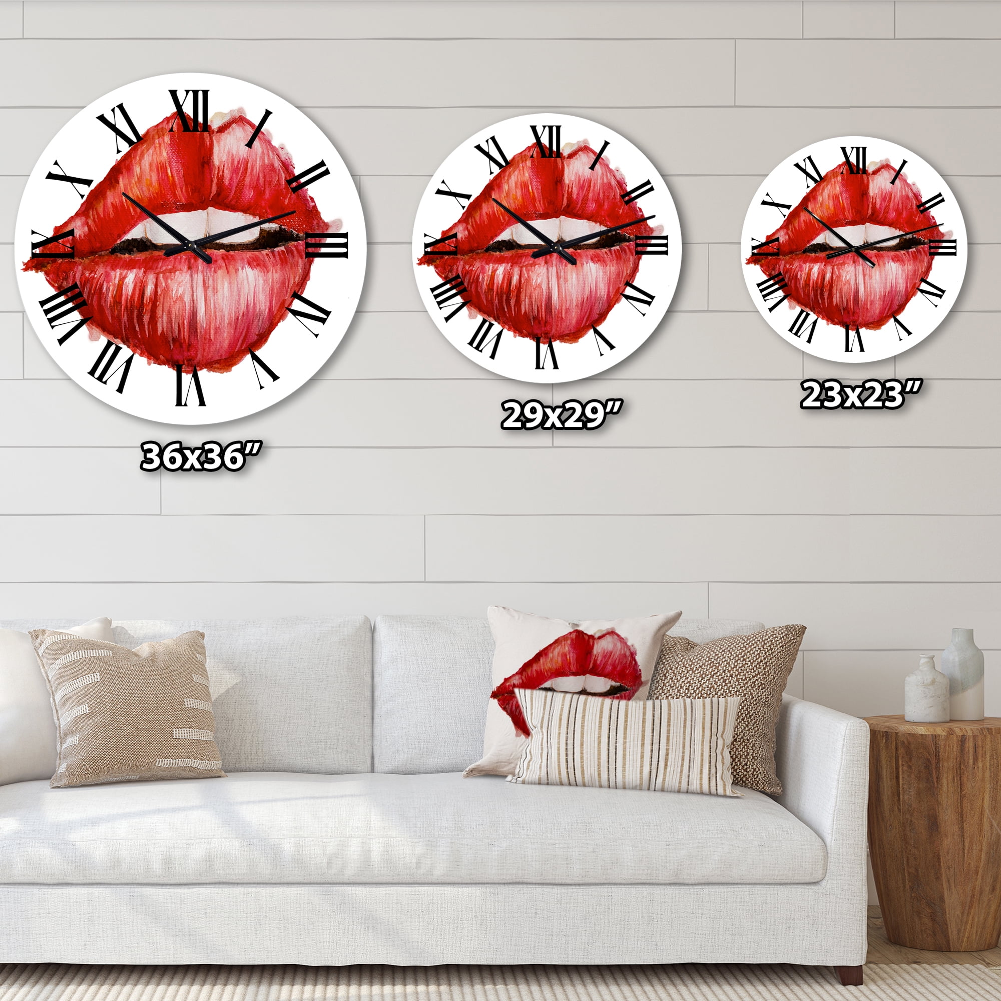 Designart 1 in Quartz Modern/Contemporary Wall Clock