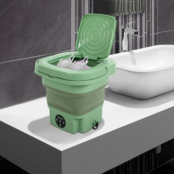Portable Mini Multi-functional Foldable Washing Machine With Drainage Basket
