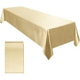 thumbnail image 4 of Bgsha Satin Tablecloth Table Cloth 145x260cm for Banquet Decor Wedding Dining Table, 4 of 5