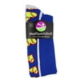 thumbnail image 2 of Love Softball Socks with Hearts Over the Calf (Royal/White, Medium), 2 of 2