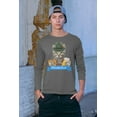 thumbnail image 3 of Old Glory Mens Oktoberfest Funny Cat Long Sleeve Graphic T Shirt, 3 of 6