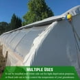 thumbnail image 3 of Farm Plastic Supply - Panda Film Light Deprivation Greenhouse Cover String Reinforced - 8 mil - 100% Blackout Tarp, Black White Plastic Sheeting, Green House Poly Film (65' x 75'), 3 of 4