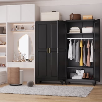 Polifurniture Denmark 71 in. Modern Bedroom Armoire with 2 Sliding
