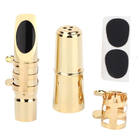 Embout de Saxophone Ténor en Métal, Musicien Professionnel, Accessoire de Saxophone en Laiton Durable, pour Saxophones Ténor