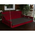 thumbnail image 1 of A &amp; L Furniture Yellow Pine Fanback Swing Bed, 1 of 4