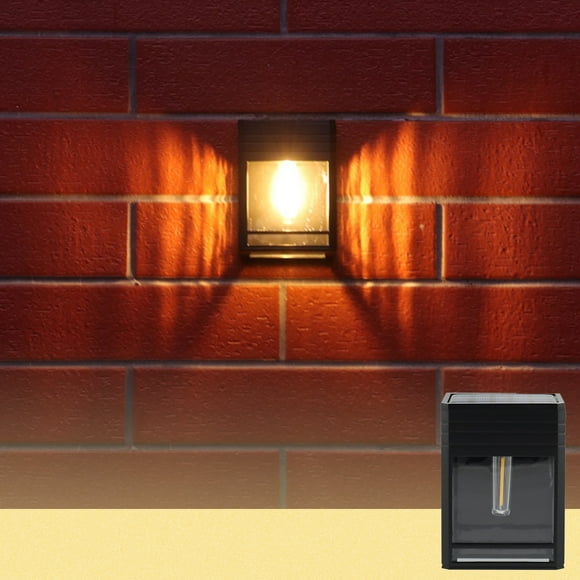 Solar Lights Outdoor,Solar Lights Outdoor,Outdoor Solar Wall Light Outdoor Water Proof Squareshaped Tungsten Light Sensor Garden Porch Wall Balcony Night Light Led Tungsten Light,Solar Outdoor Lights