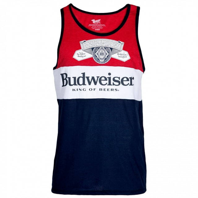 Budweiser Débardeur à Trois Blocs de Couleur - Moyen
