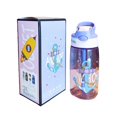thumbnail image 4 of 480ML Water Bottle for School Kids Girls Boys  Portable Cartoon Patterns Print Water Bottle with Straw for Toddler Kids, 4 of 5