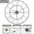 thumbnail image 2 of Sorbus 16" Quartz European Indoor Oversized Wall Clock, Easy To See Roman Numerals, 2 of 7