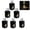 Black, variant on LED Wall Socket Night Light with Motion Sensor - Plug-in Auto Dusk Dawn Lamp, 360° Adjustable Soft Warm White Glow, Energy Efficient Compact Night Light for Bedroom Bathroom Stairs Hallway