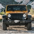 thumbnail image 4 of Jeep Wrangler Forrest Sillhouette Graphic Brush Special Aluminum Metal License Plate, 4 of 6