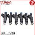 thumbnail image 1 of 6x 4-Hole Upgrade Fuel Injectors For 1999-2004 4.0L for Jeep Cherokee 0280155784, 1 of 4