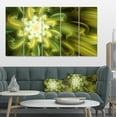 thumbnail image 1 of Dance of Yellow Fractal Petals - Impression sur Toile Florale, 1 of 4