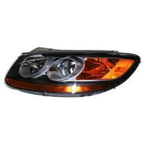 Left Headlight Assembly - Compatible with 2007 - 2009 Hyundai Santa Fe 2008