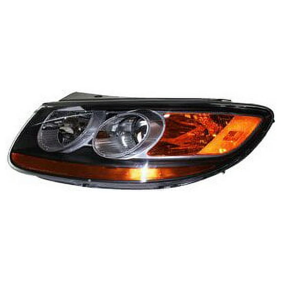 Left Headlight Assembly - Compatible with 2007 - 2009 Hyundai Santa Fe 2008