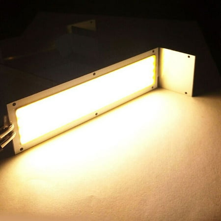 Super bright Warm/Cool White High Power 10W 1000LM COB LED Strip Light Lamps 120x36mm 12-14V