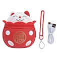 thumbnail image 3 of Rechargeable Hand Heater, Mini Electric Hand Warmer Double Sided Safe Fast Heating USB Charging Cute 6000mAh  For Winter Red, 3 of 8