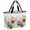 Blue Red Yellow, variant on Navy Blue Brown Beach Bag for Women, Large Breathable Mesh Beach Tote Bag, Tropical Palm Leaves Vintage Sandproof Lightweight Travel Bags for Vacation Picnic Swimming Pool 15.7"x15.7"x9.1"